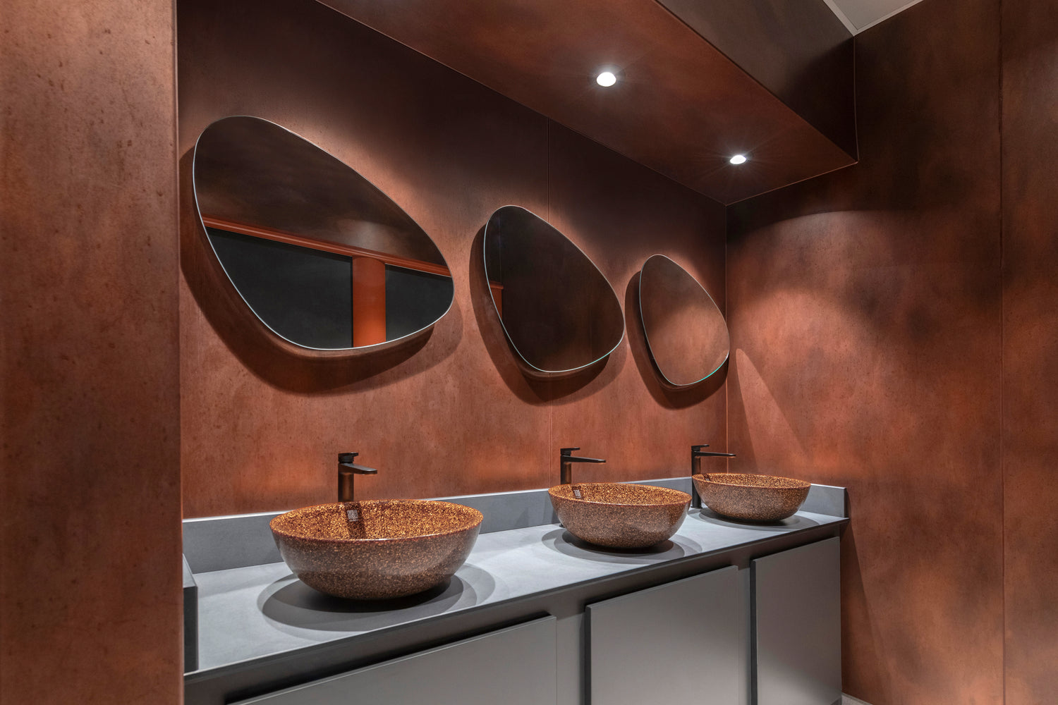 Woodio® central to   washroom scheme at   Material Source Studio, Glasgow