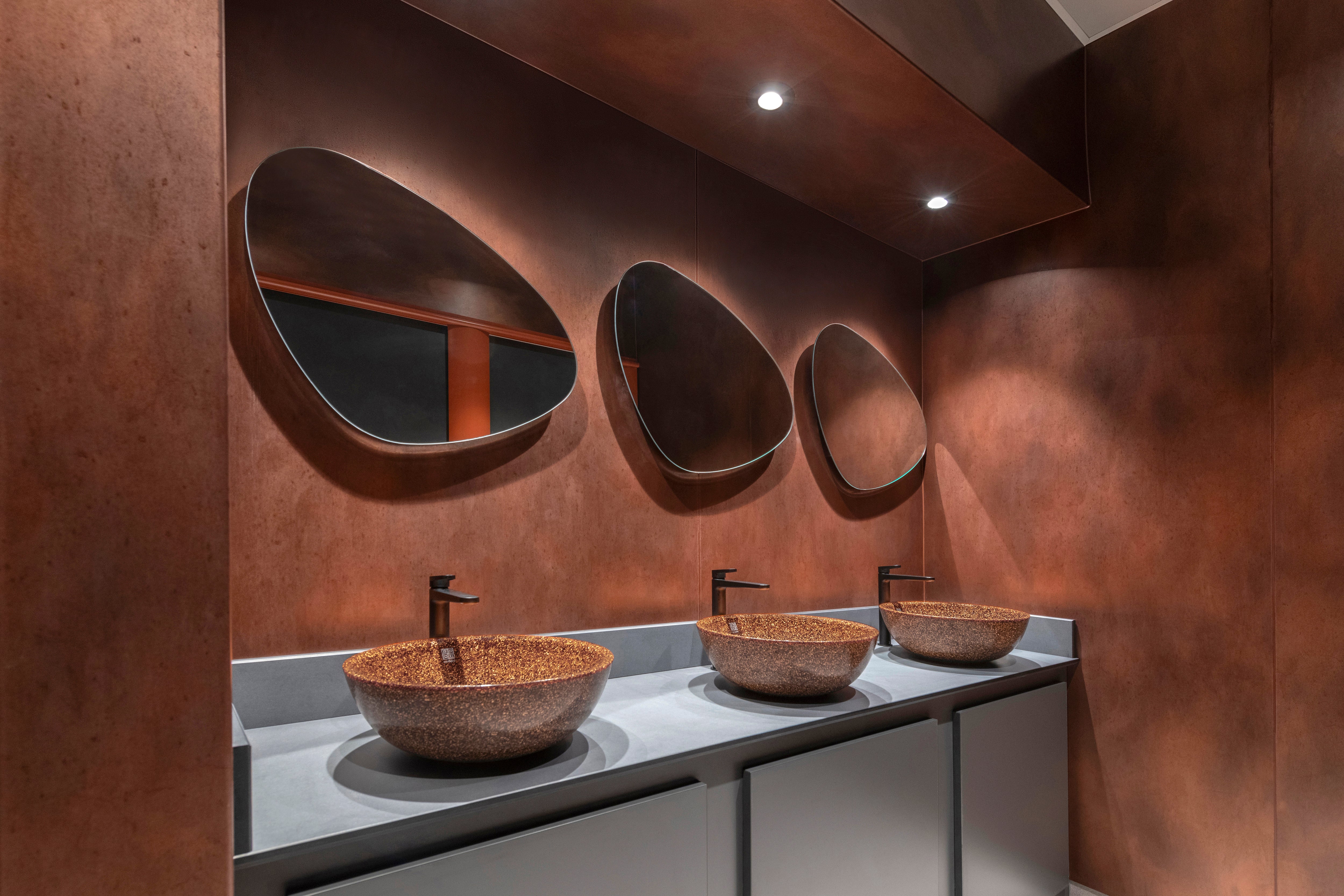 Woodio® central to washroom scheme at Material Source Studio, Glasgow