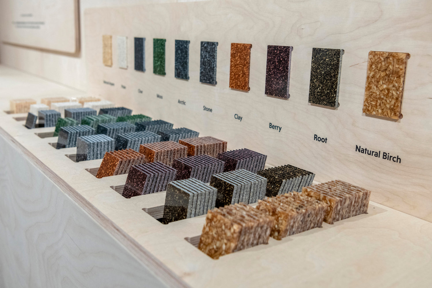 Woodio UK stand at Material Source Glasgow