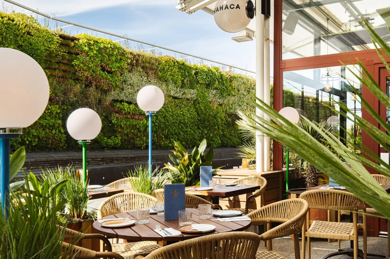 Woodio® brings a rustic and sustainable edge to Wahaca